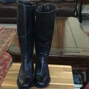 Sudini Black Riding Boots Size 5.5.